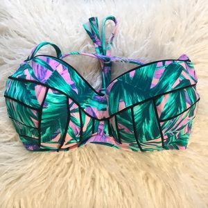 Tropical Bathing Suit Top 38 C